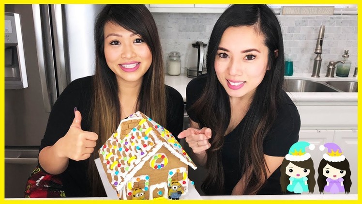 Minion Christmas Gingerbread House | Princess ToysReview Playtime with Candy