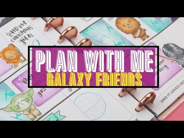 New Release + Plan with me|Happy Planner|Galaxy theme