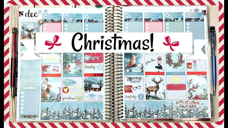 Plan With Me | Christmas | Dec 25-31 | Erin Condren Life Planner