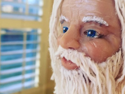 Sculpting Santa (Part 1 - Santa's Head)  Human Head DIY Make