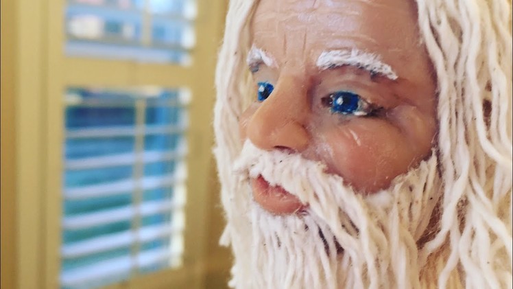 Sculpting Santa (Part 1 - Santa's Head)  Human Head DIY Make