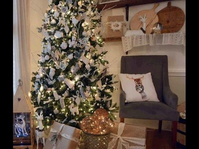 Snowy Woodland Tree & Easy Ornaments