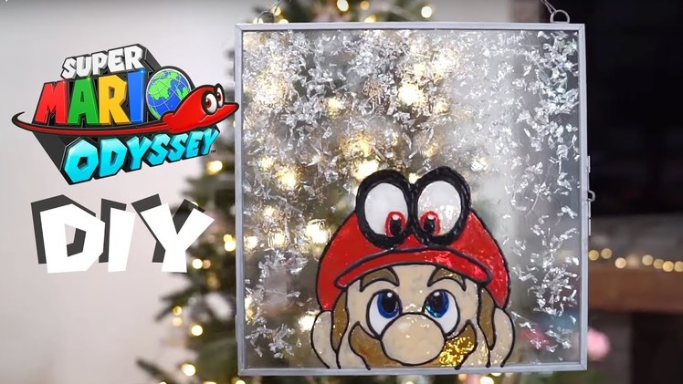 Super Mario Odyssey - Stained Glass Art DIY