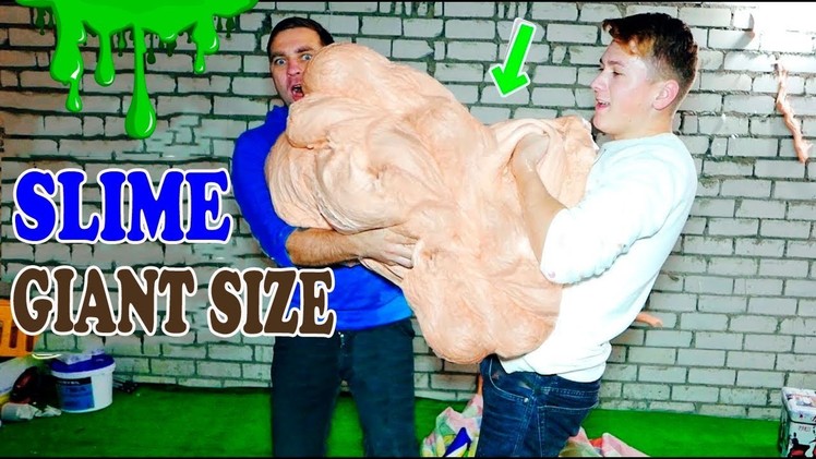 THE MOST GIGANTIC SLIME IN THE WORLD - SLIME GIANT SIZE - DIY