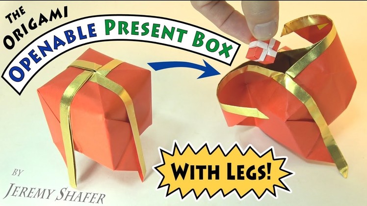 The Openable Present Box Ball with Legs!