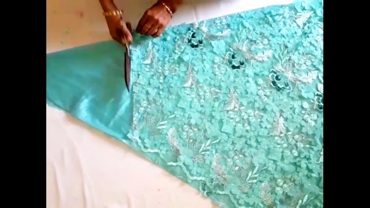 Umbrella gown cutting and stitching in hindi