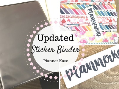 | UPDATED | Planner Kate Sticker Binder