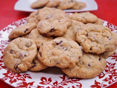 White Chocolate Cranberry Orange Cookies:Christmas Cookies:Diane Kometa-Dishin' With Di Recipe #32