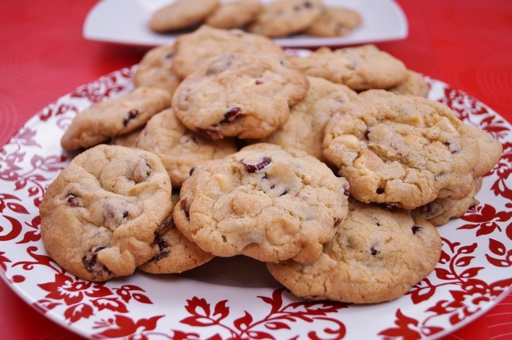White Chocolate Cranberry Orange Cookies:Christmas Cookies:Diane Kometa-Dishin' With Di Recipe #32