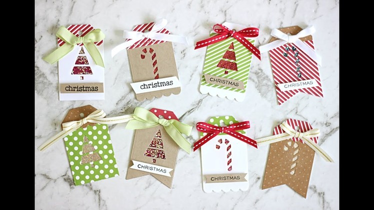 WOW Embossing : Sparkle Christmas Gift Tags