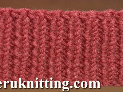 1X1 RIB Knit Stitch Pattern Tutorial 27