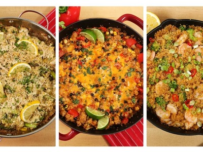3 Healthy One Skillet Quinoa Recipes | Dinner Made Easy