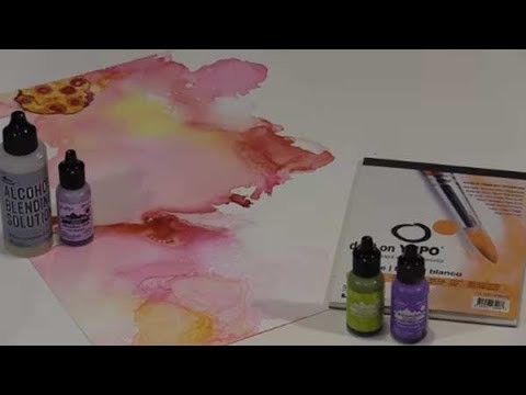 Abstract Alcohol Ink Techniques by Joggles.com