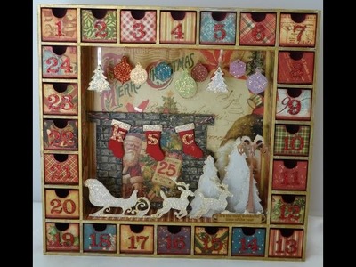 Altered Advent calendar finished project-Sa