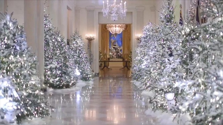 An Inside Look at Melania Trump's White House Holiday Decorations