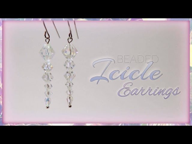 Beaded Icicle Earrings