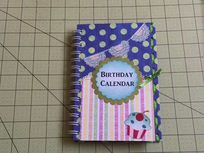 Birthday Calendar . Reminder Book