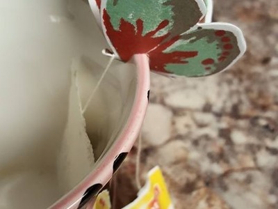 Butterfly Tea bag holder (Watercolor Wings-Stampin Up )