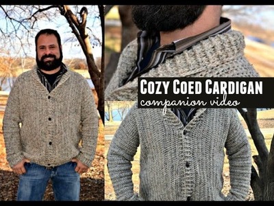 Cozy Coed Cardigan Pattern Companion Tutorial Video