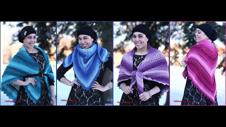 Crochet Tutorial: Wrapped in Jewels Shawl