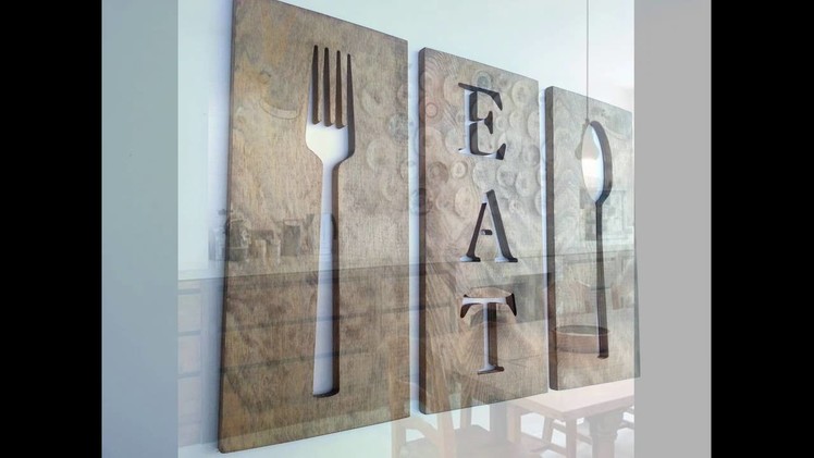 Fork and Spon modern kitchen wall decor ideas