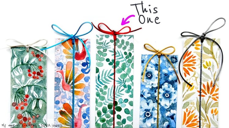 'Gift Box' Bookmark in Watercolor