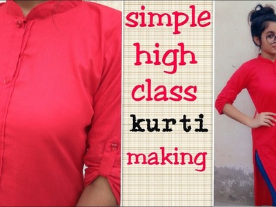 High class kurti stitching full tutorial