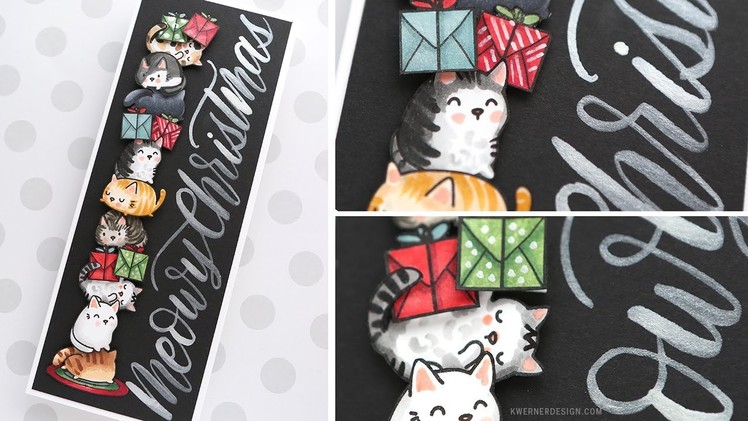 Holiday Card Series 2017 - Day 25 - SO MANY Christmas Kitties!