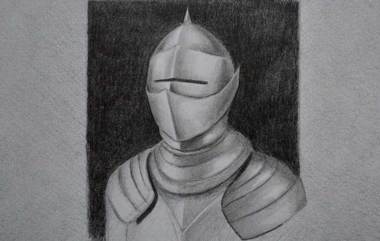 How to Draw Metal: Drawing an Armor - Fine Art-Tips