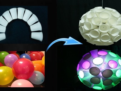 HOW TO MAKE A SPARKLE BALL  And LED lights - Drngo