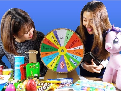 HOW TO MAKE  SPINNING WHEEL GAME FOR KIDS | Made from cardboard