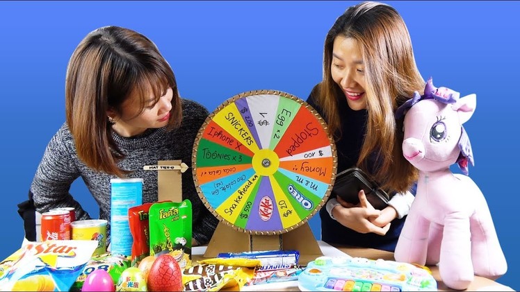HOW TO MAKE  SPINNING WHEEL GAME FOR KIDS | Made from cardboard