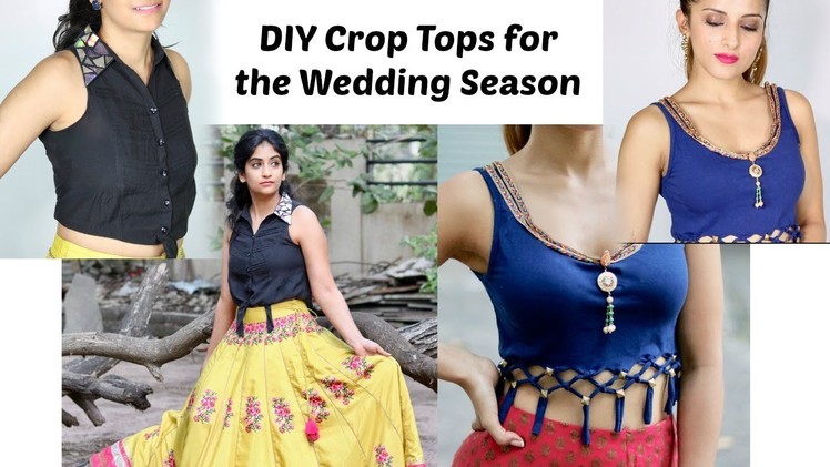 Make Crop Tops for Pairing With Lehengas.Palazzos this Wedding Season (ft. Knot me Pretty)