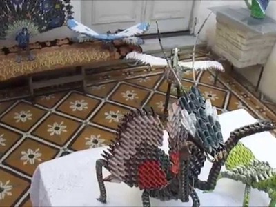 Mantis Religiosa - Origami 3D