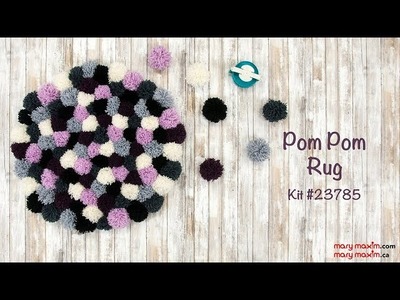 Mary Maxim's Pom Pom Rug Kit #23785