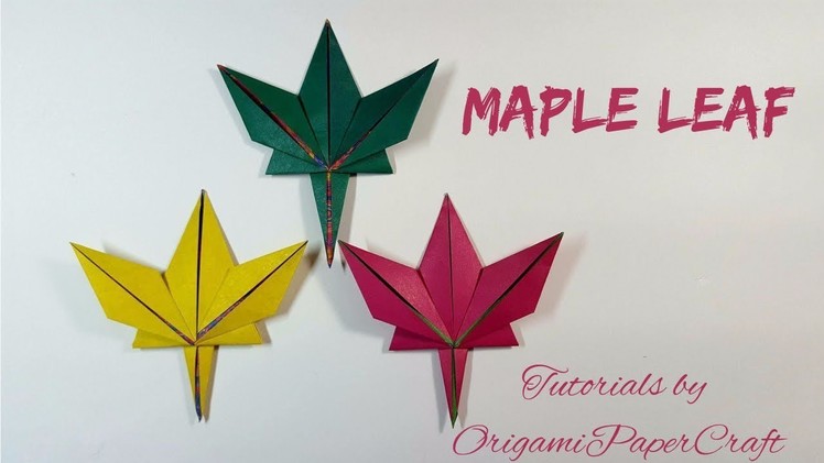 Origami Maple Leaf ( Lá Phong )???? Tutorials by OrigamiPaperCraft