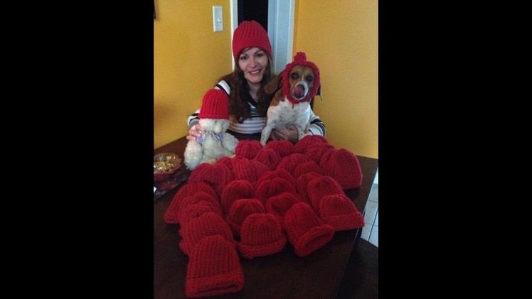 Please join me this November and knit hats for Little hat Big hearts