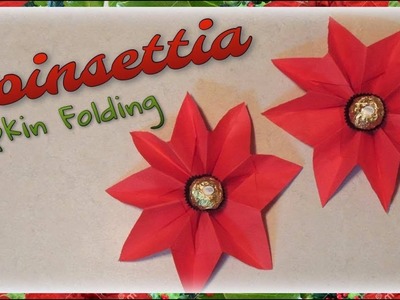 Poinsettia Napkin Folding