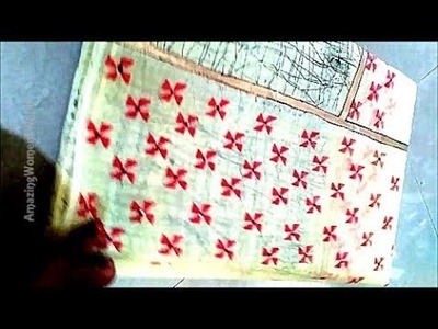 Potato Block Printing Complete Saree making at home - Giveaway Enroll now. . 