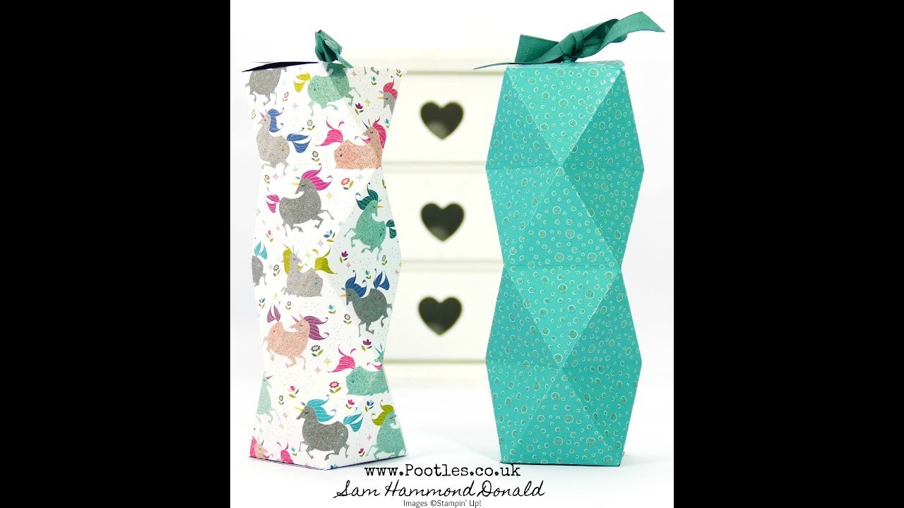 Quadruple Faceted Box Tutorial using new Myths & Magic by Stampin' Up!