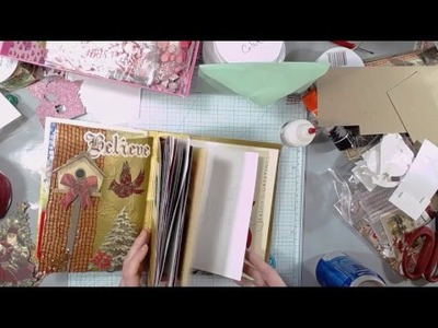 Saturday Night Live Crafty Stream - Ornaments and Junk Journals, Oh My!