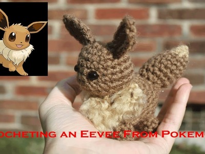Speed Crocheting an Eevee from Pokemon - Aureolin Heartrate Gaming