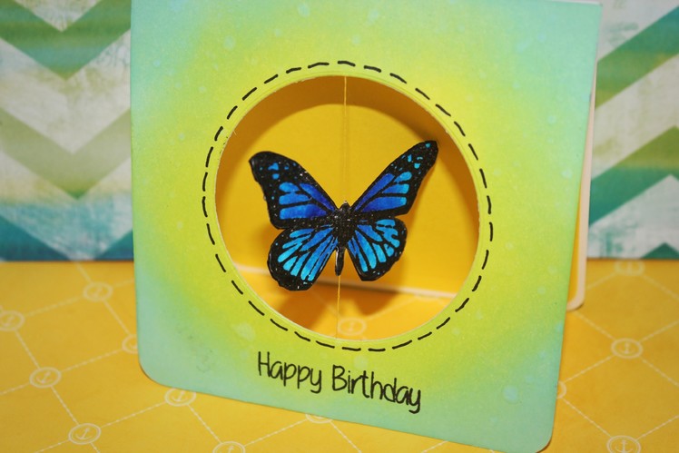Spinner card using Happy Little Stampers stamp set