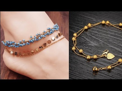 Stylish & Fancy Foot Bracelets.Anklets. Payal Designs