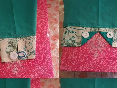 Two different types of sleeves design cutting and stitching