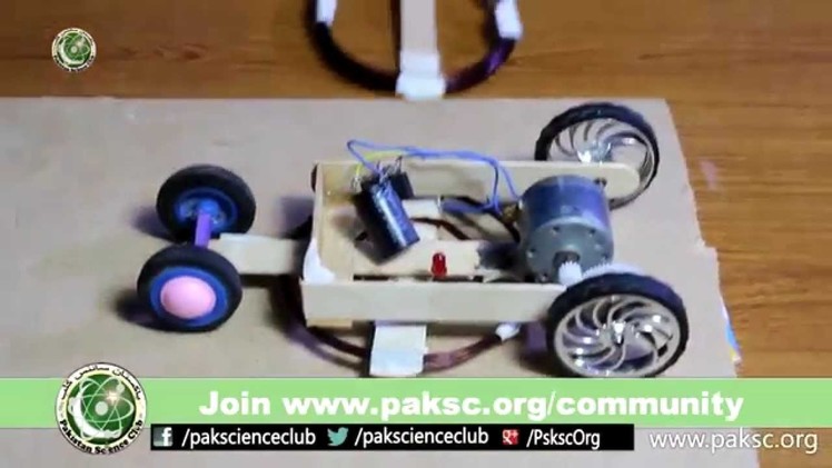 Wireless Electric Car, Experimental science project