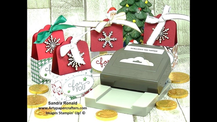 #23 Advent Scalloped Edge Table Favours - SandraR Stampin' Up! Demonstrator Independent