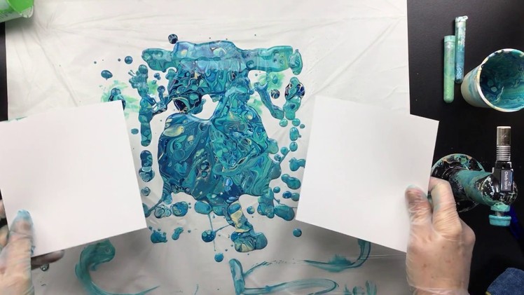 ( 446)  Acrylic pouring and a new project.