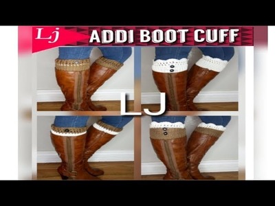 Addi Express 4 style boot cuff - One cuff 4 ways to wear