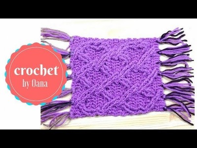 Aran Crochet Cable crochet pattern by Oana